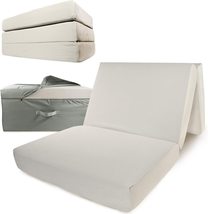 Portable Mattress - Folding Memory Foam Guest Fold Up Bed w/Case | Tri-Fold Full - £365.02 GBP