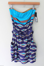 NWT Marc by Marc Jacobs Sexy Strapless Belted Swim Cover Up Violet Dress S $186 - £56.76 GBP