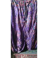 PURPLE PAISLEY PRINT TRIBAL GYPSY BOHEMIAN DELUXE ATS GYPSY PANTALOONS  - €76,50 EUR