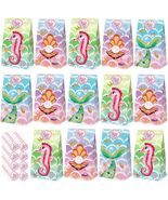 VGOODALL Mermaid Party Favor Bags Ocean Theme 54 Pack 4.7x3.1x8.7in - $237.95 MXN
