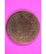 1864 Bronze Indian Head Cent Penny Rare Early Type Coin Exact Coin Pictu... - $251.71 MXN