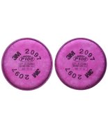 3M 2097 P100 Particulate Filter with Organic Vapor Relief, 4 Pair - $55.00