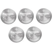 5 New Panasonic CR2025 Ecr 2025 Batteries 3V Exp.2024 - £4.78 GBP