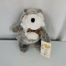 Vintage 1995 Mary Meyer Tippy Toes Plush Siberian Husky Wolf Finger Puppet NEW - £19.77 GBP