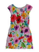 Jams World Mini Dress Floral Sleeveless Maraschino V-Neck Colorful Size Small - £54.91 GBP
