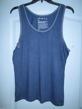 The Rail 2-Pack Half Cotton Half Polyester Crewneck Men Tank Navy L MSRP $30 U54 - $12.36