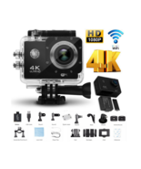 Ultra HD 16MP WIFI 4K Sport DV Action Cam Helmet Camera wifi+Remote Control - £22.09 GBP