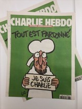 2 CHARLIE HEBDO N°1178 French Newspaper Magazine 01/14/2015 1st Print Ed... - $158.39