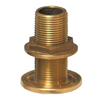 Groco 3/4&quot; Nps Npt Combo Bronze Thru-Hull Fitting w/Nut [TH-750-W] - £11.49 GBP