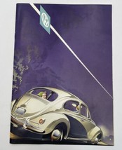 1958 VW De Luxe Sedan &amp; Convertible Volkswagen Beetle Sale Brochure Vintage - £37.32 GBP