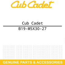 CUB CADET B19-M5X30-27 Screw M5x30 Challenger CX750 CX700 CX500 Crew 700... - $186.21 MXN