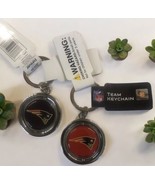 NFL New England Patriots Spinning Logo Key Ring Keychain Forever Collect... - €7,11 EUR