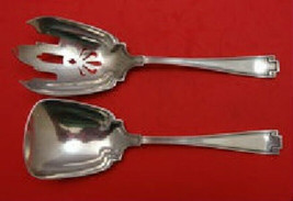 Etruscan by Gorham Sterling Silver Salad Serving Set 2pc All Sterling 7 5/8" - £284.09 GBP