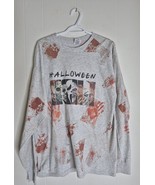 JERZEES Dri-power Long Sleeve Halloween Tshirt Men&#39;s Size XL - $582.99 MXN