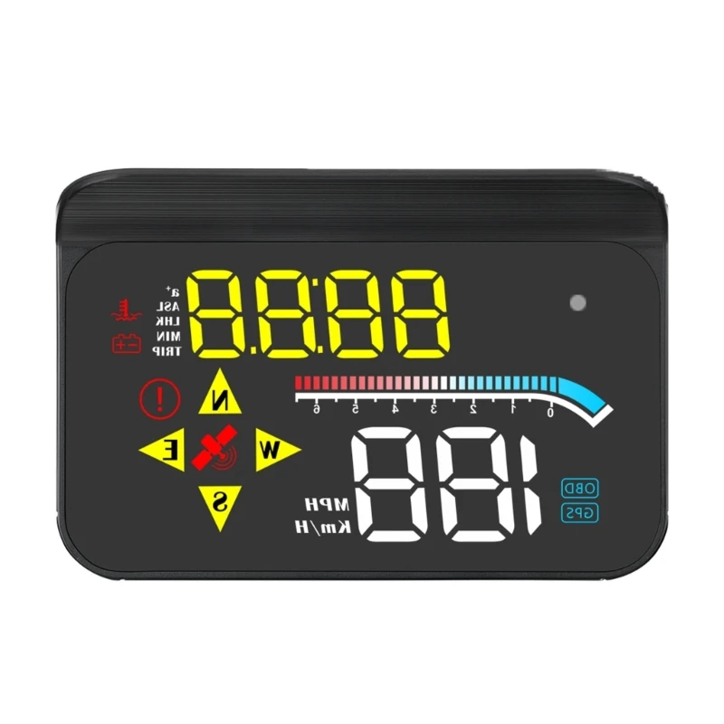 M17 GPS HUD Head-Up Display Universal Digital Alarm Reminder Meter Speedometer - £30.61 GBP
