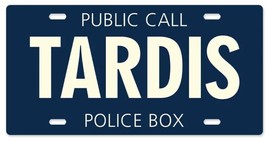 Doctor Who TARDIS Metal Sign Dr Who Police Box License Plate Tin Sign 12&quot;x6&quot; - $11.52