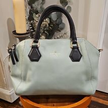KATE SPADE Catherine Street Pippa Dusty Mint Satchel Coastal Purse Prepp... - $64.35