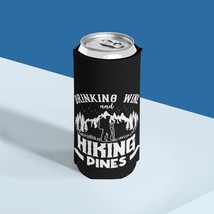 Hiking Dines Wine Slim Can Cooler - Custom Neoprene Sleeve for 12oz Cans - £12.08 GBP