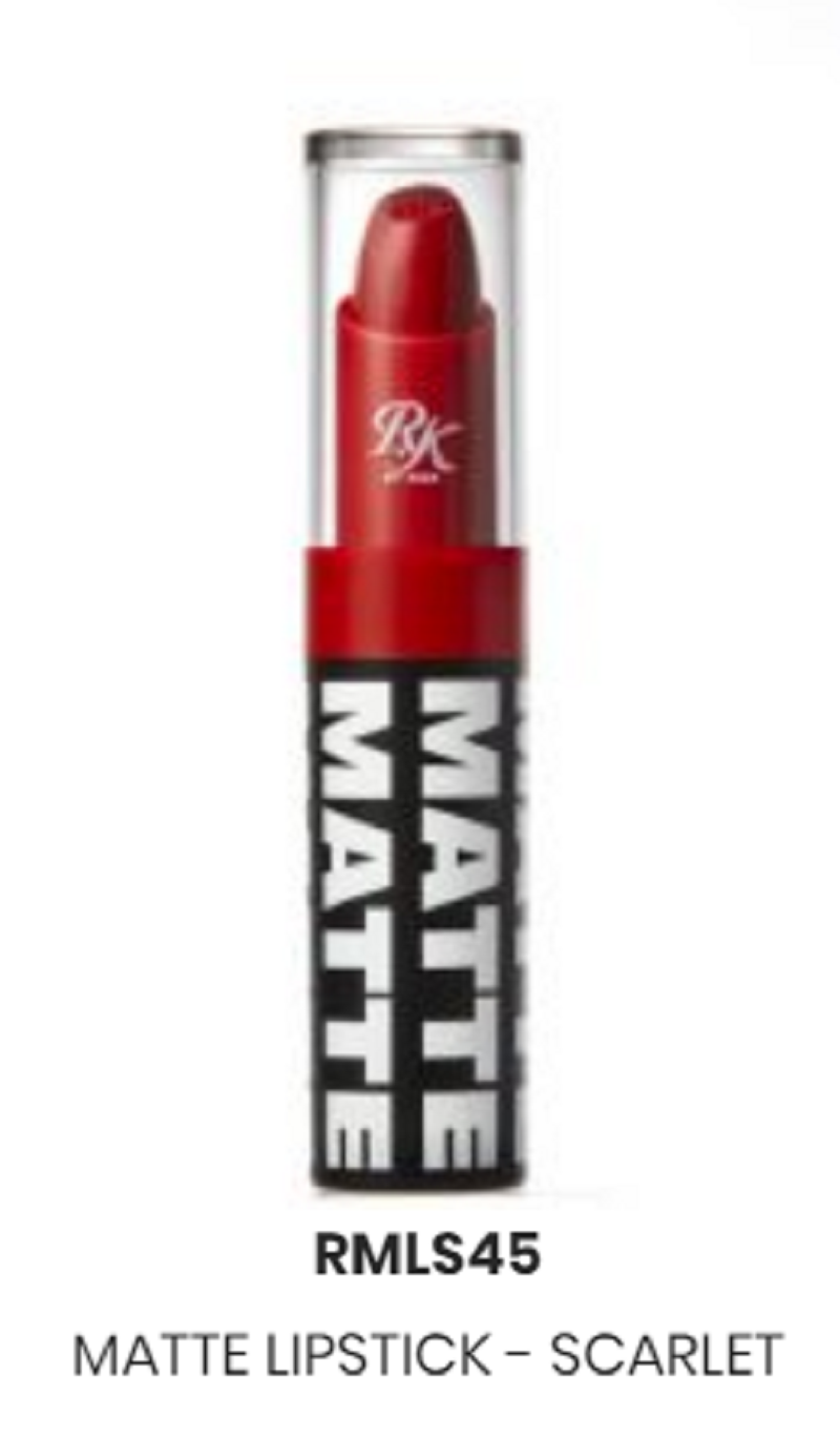 RK BY KISS  MATTE LIPSTICK SCARLET COLOR MATTE LIPSTICK RMLS45 - $2.95