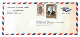 USA Embassy Official Business Airmail Envelope Mauritania Sc276 290 8Mar... - £30.06 GBP