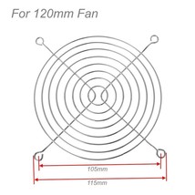 120Mm Wire Fan Guard For Case Or Cooling Fans W/ Screws, Cf-G120C - $15.99