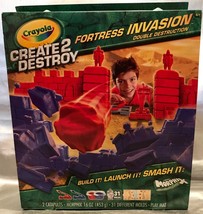 Crayola Create 2 Destroy Fortress Invasion Double Destruction ~ Smash It Fun! - £13.64 GBP
