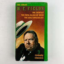 W.C. Fields 3 Comedy Classics VHS Video Tape - £7.77 GBP