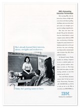 IBM Reinventing Education Broward County Florida Vintage 1997 Print Maga... - £7.60 GBP