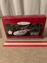 Hallmark Star Trek Ornament First Contact USS Enterprise 1701-E 1998 Kee... - $15.05