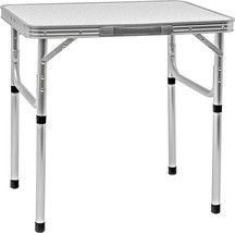 Trademark Innovations Aluminum Portable Folding Camp Table With Carry Handle. - £42.93 GBP