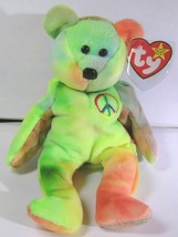 Ty Beanie Baby Peace #115 Tush, Mint Tag w/Tag Protector, Tag Error #PB208 - £13.69 GBP