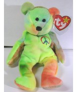 Ty Beanie Baby Peace #115 Tush, Mint Tag w/Tag Protector, Tag Error #PB208 - $22.71 CAD