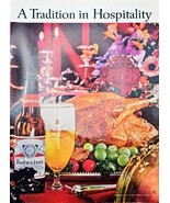 Budweiser King of Beers 1963 Holiday Dinner Turkey Feast-1963 Vintage Pr... - $16.86 CAD