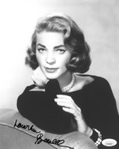 Lauren Bacall signed Vintage B&amp;W 8x10 Photo- JSA Hologram (in sweater) - £71.69 GBP