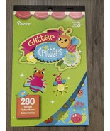 2012 Glitter Critters Sticker Book Pad Bees Frogs Darice 280 Craft Stick... - £5.10 GBP