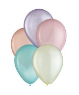 Round Pearl Latex Balloons, Green/Purple/Blue/Pink, 11-in, 15-pk, for Bi... - $11.62 CAD