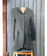 Alberta Ferretti Aeffe Spa Dark Grey Women’s 8 Jacket Blazer Italian Vir... - $308.92 CAD