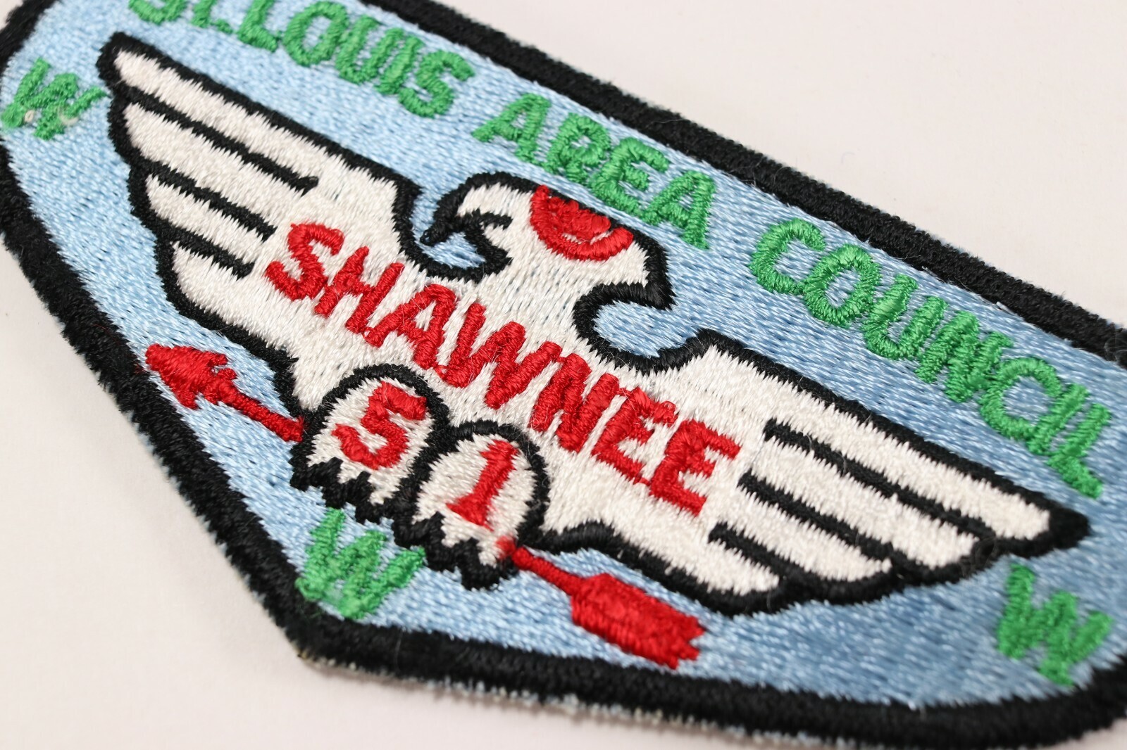 Vtg St Louis Shawnee Lodge 51 OA Order Arrow WWW Boy Scouts America Flap Patch Item image 2