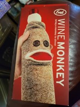 Fred WINE MONKEY Sock Monkey Bottle Caddy Gift Bag New Cute - $11.99