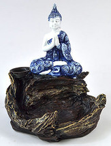 4 1/16&quot; Blue Buddha backflow incense burner - $770.22 MXN
