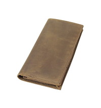 Vagarant Traveler Vintage 7.5 in. Full Leather CEO Checkbook Card Holder... - $39.00