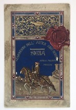 Italy Siena Exhibition of Ancient Sienese Art A. Bianchi Antique PC Posted 1924 - £11.74 GBP