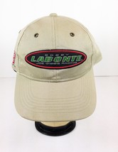 Vtg Bobby Labonte 18 Hat Cap NASCAR Khaki Joe Gibbs Racing One Size Clean Tab - £7.78 GBP