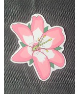 Pink Lily Sticker - $1.65
