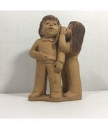 LEE BORTIN Pottery Original Signed Sculpture "Girl Talk" (9") - $34.60