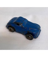 Vintage 1940&#39;s Barclay Diecast Blue Coupe 1-1/2&quot; Miniature Car - $131.52 MXN