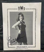 Miss Elizabeth Autographed 8x10 1998 NWO Promo Photograph WWF WCW Macho Man JSA - £595.95 GBP