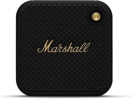 Black And Brass Marshall Willen Portable Bluetooth Speaker. - £93.35 GBP