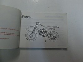 1998 Honda XR200R Owners Manual WORN STAINED FACTORY OEM BOOK 98 DEAL - $15.95