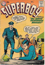 Superboy Comic Book #58 DC Comics 1957 GOOD+/VERY GOOD- - £43.12 GBP